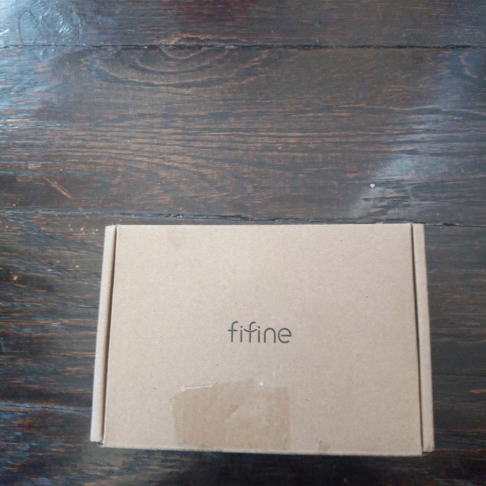 Fifine Usb Computer Microphone Recording Twitch Games Open Box Used Black Color